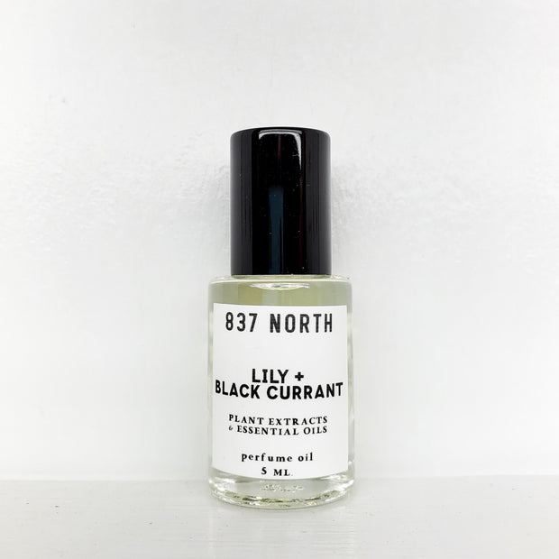Lily + Black Currant, 5 ml. Unisex Perfume Oil