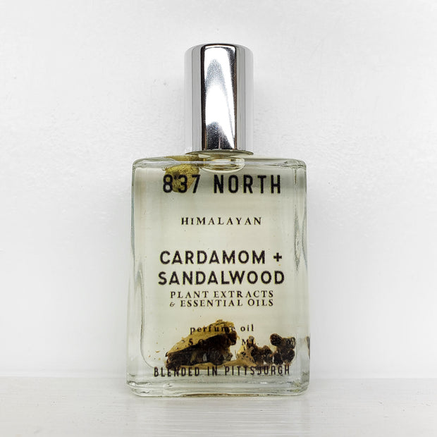 Cardamom + Sandalwood, 15 ml. Unisex Cardamom-Infused Perfume Oil