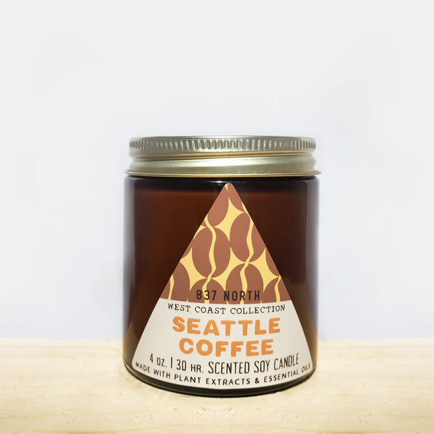 Seattle Coffee, 4 oz. Soy Candle