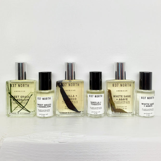Vanilla + Tobacco, 15 ml. Unisex Vanilla Bean-Infused Perfume Oil