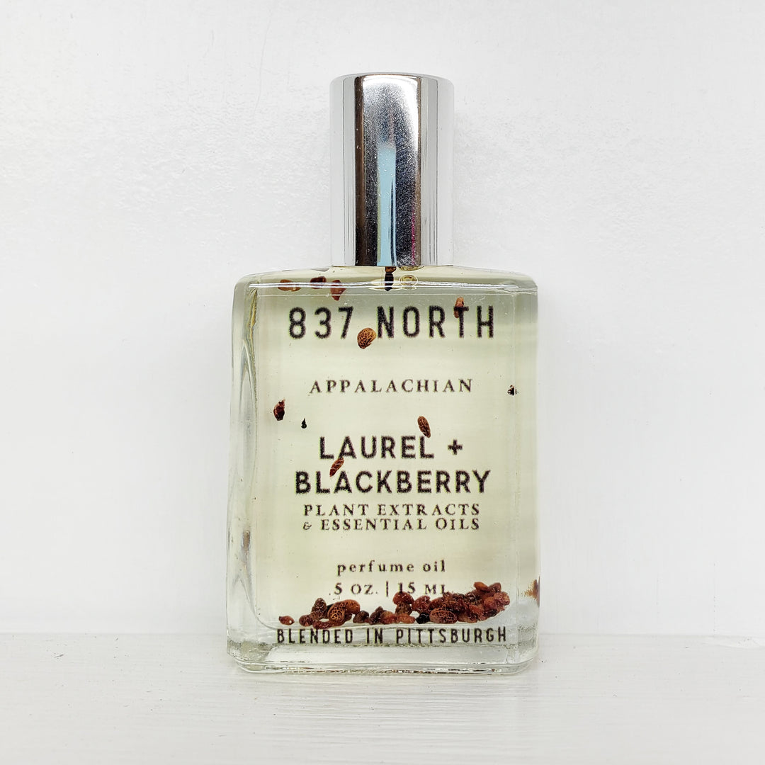 Laurel + Blackberry, 15 ml. Unisex Blackberry Seed-Infused Perfume