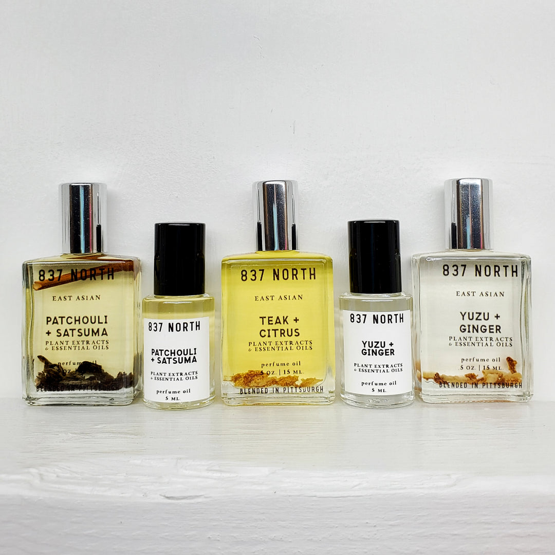 Teak + Citrus, 15 ml. Unisex Orange Peel-Infused Perfume Oil – 837