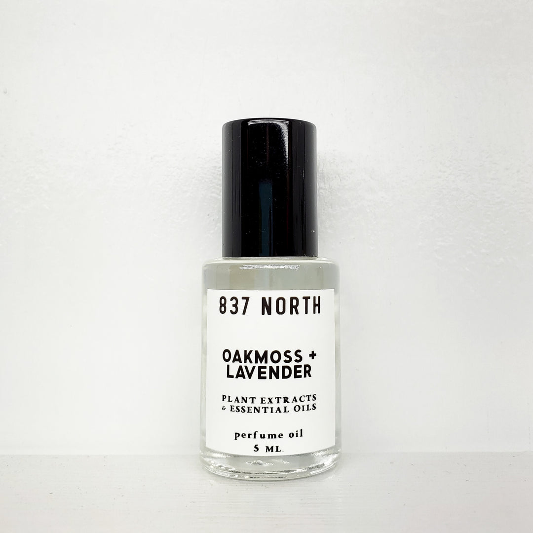 Oakmoss + Lavender, 5 ml. Unisex Perfume Oil – 837 North