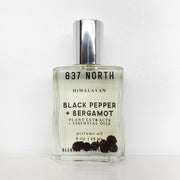 Black Pepper + Bergamot, 15 ml. Unisex Smoked Black Peppercorn-Infused Perfume Oil