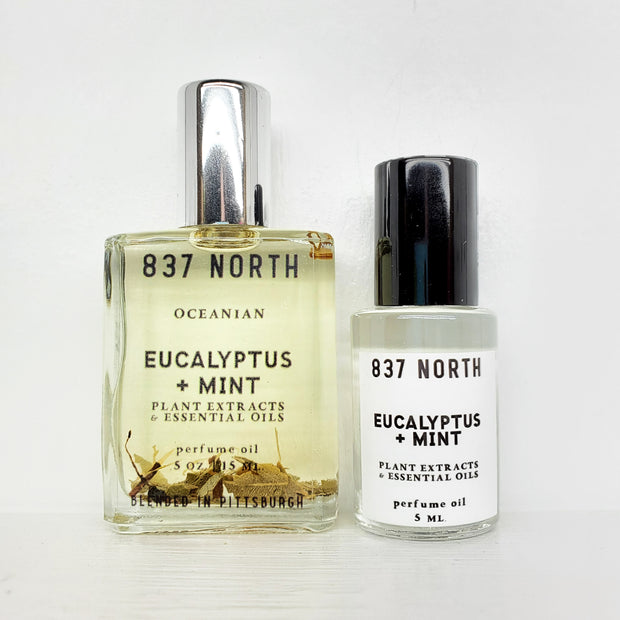 Eucalyptus Mint 15 ml. Unisex Eucalyptus Infused Perfume Oil